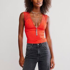 🆕 FREE PEOPLE Power Play Cami / Poppy Red